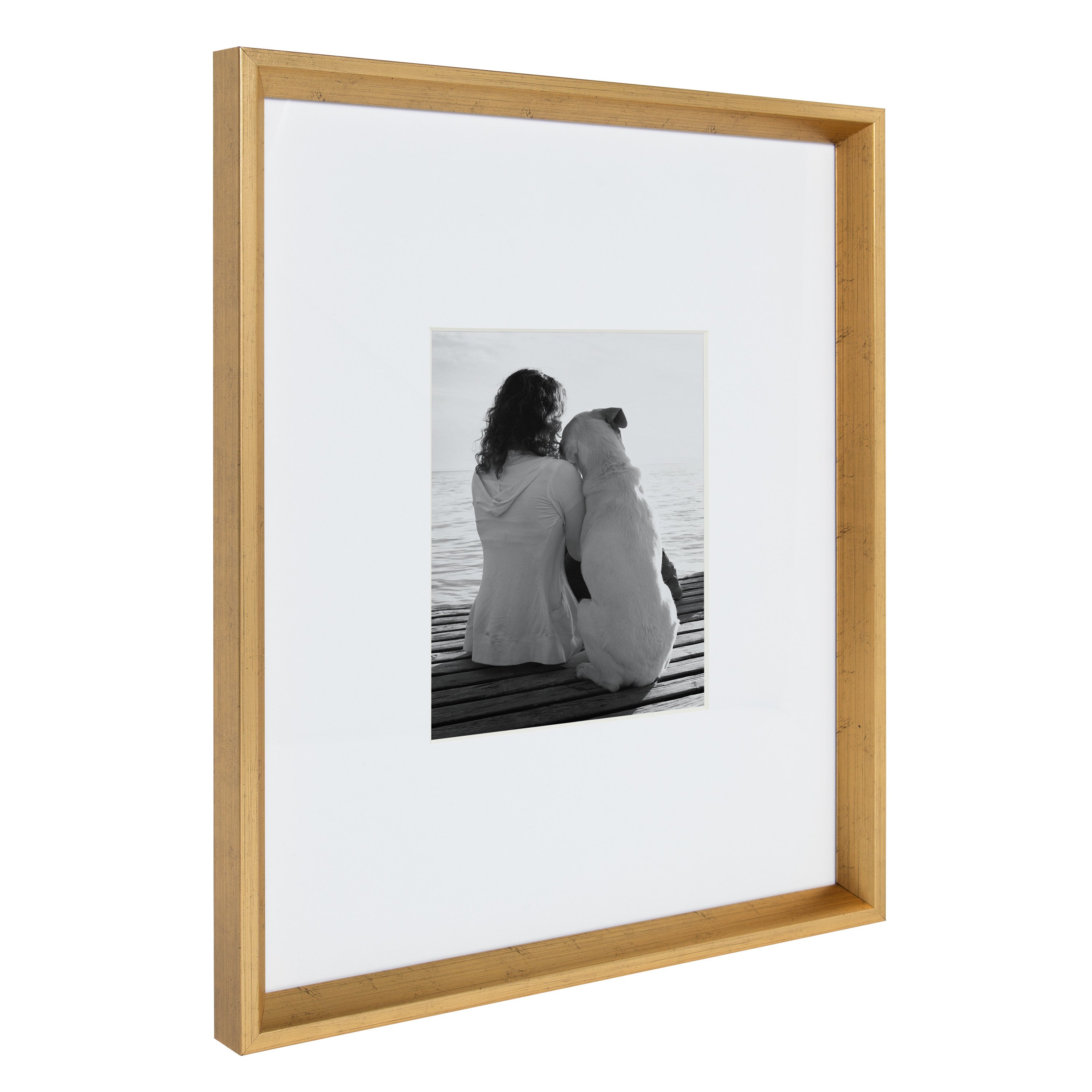 Wall Frame Gold 16x20 matted to 8x10 3