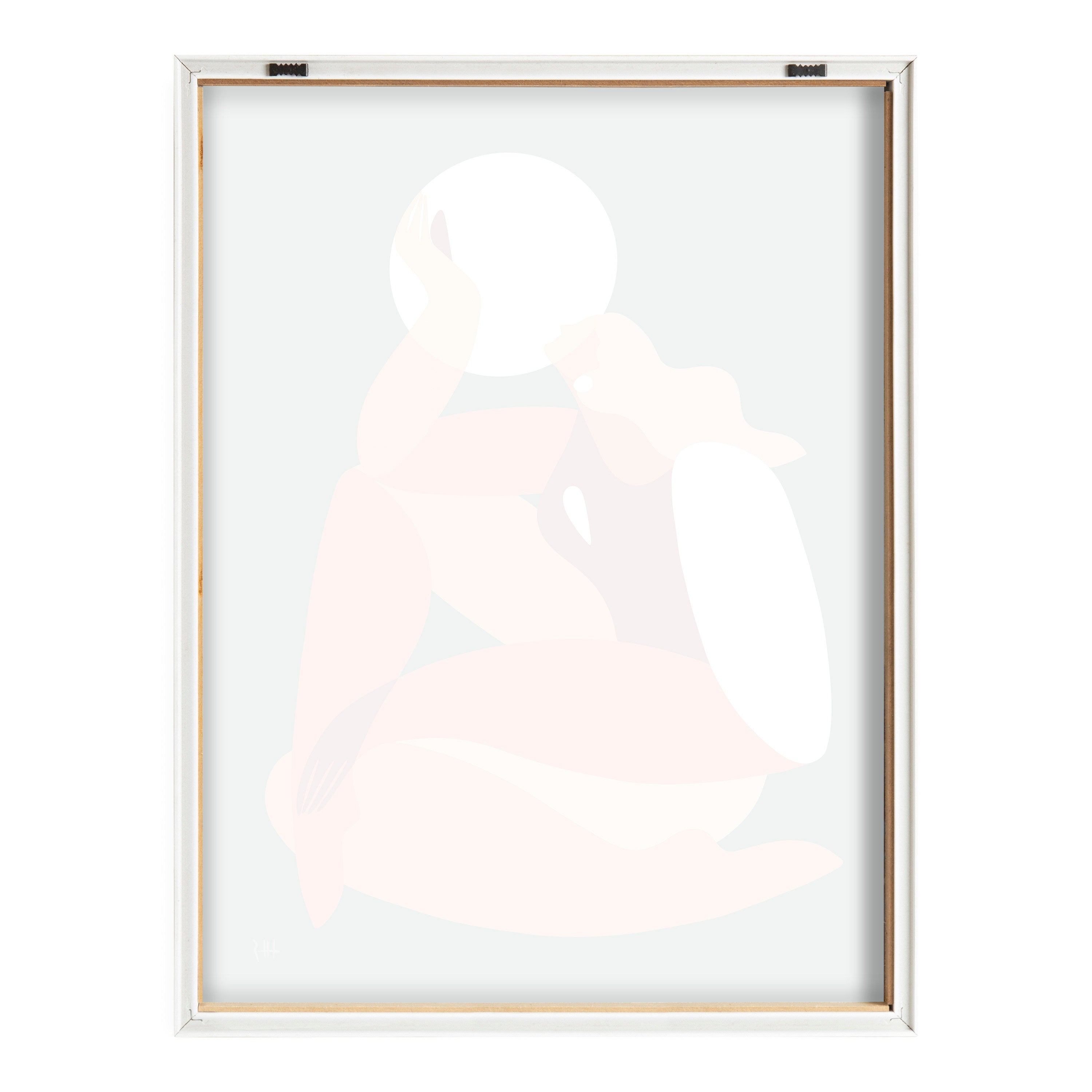 Blake How the Sun Loves the Moon Framed Printed Glass by Maggie Stephenson