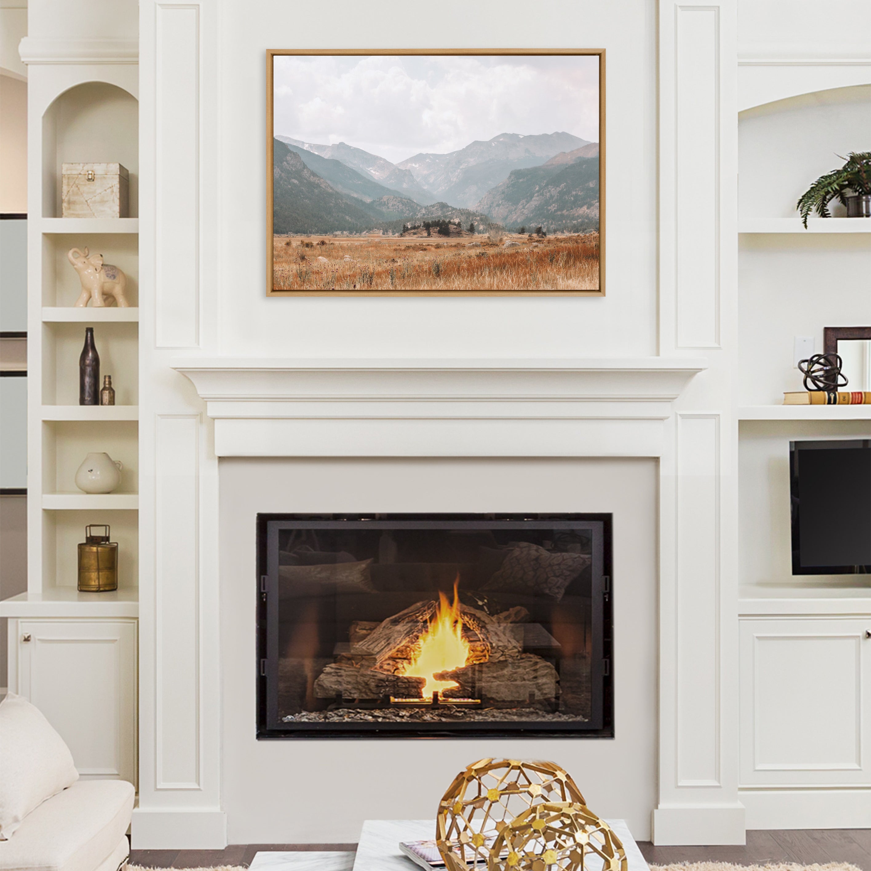 Framed Canvas 28x38 Sylvie Natural 5