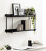 Accent Shelf Black 28x7x15 7