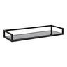 Blex Metal and Glass Wall Shelf