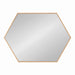 Hexagon Mirror Natural 22x31 2