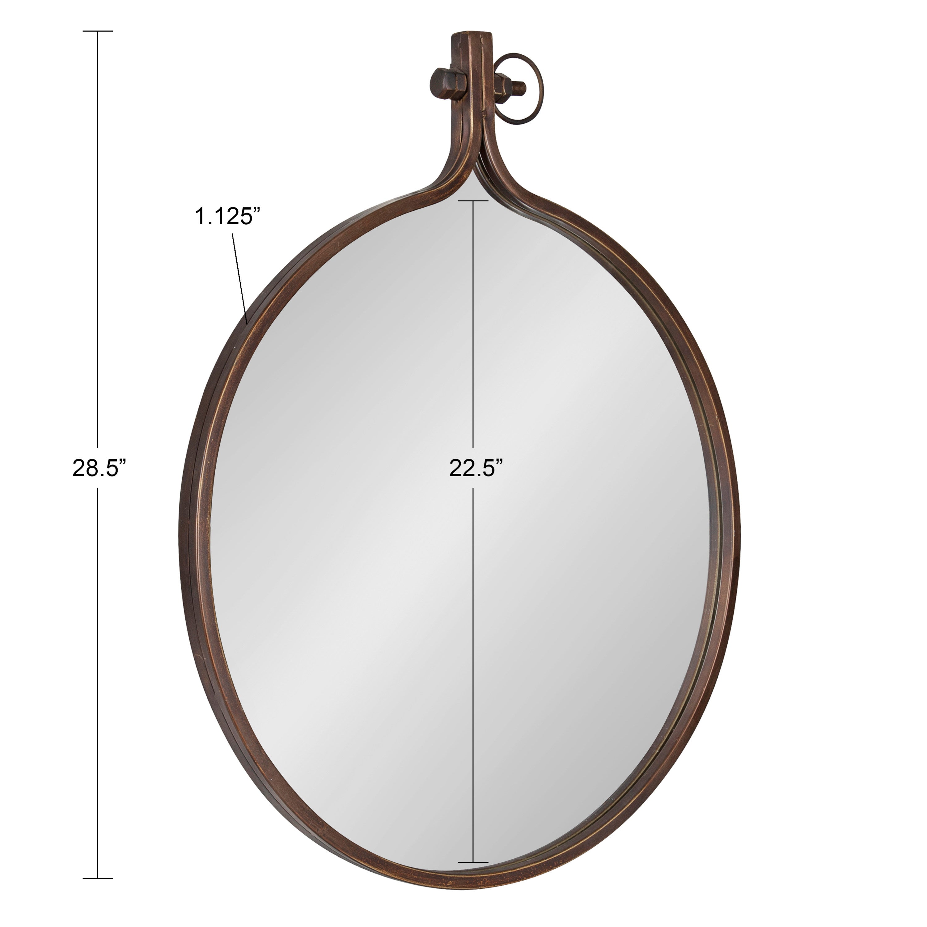 Yitro Metal Framed Wall Mirror