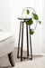 Drink Table Pewter 9x9x23 8