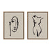 Art Set Sylvie Dark Gold 2 Piece Set 18x24 2