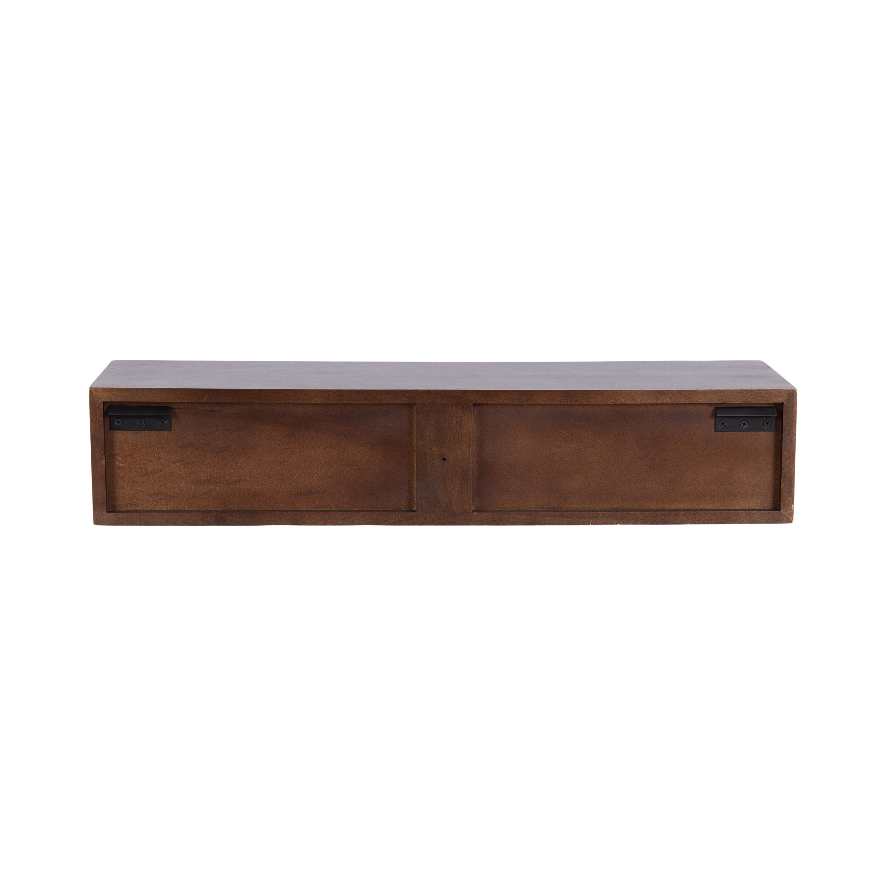 Floating Console Table Walnut Brown 30x9x6 4