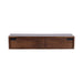 Floating Console Table Walnut Brown 30x9x6 4