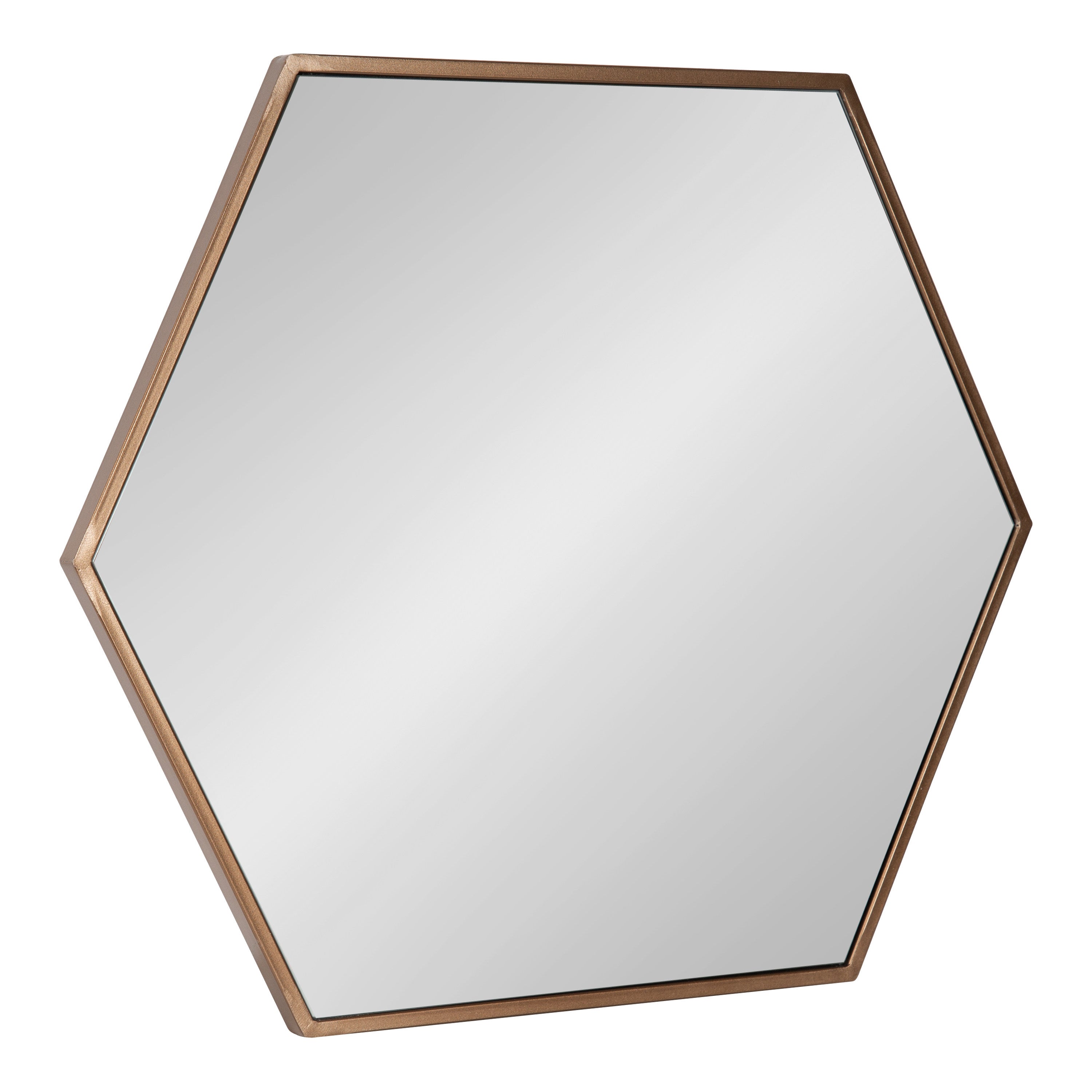 McNeer Hexagon Metal Wall Mirror