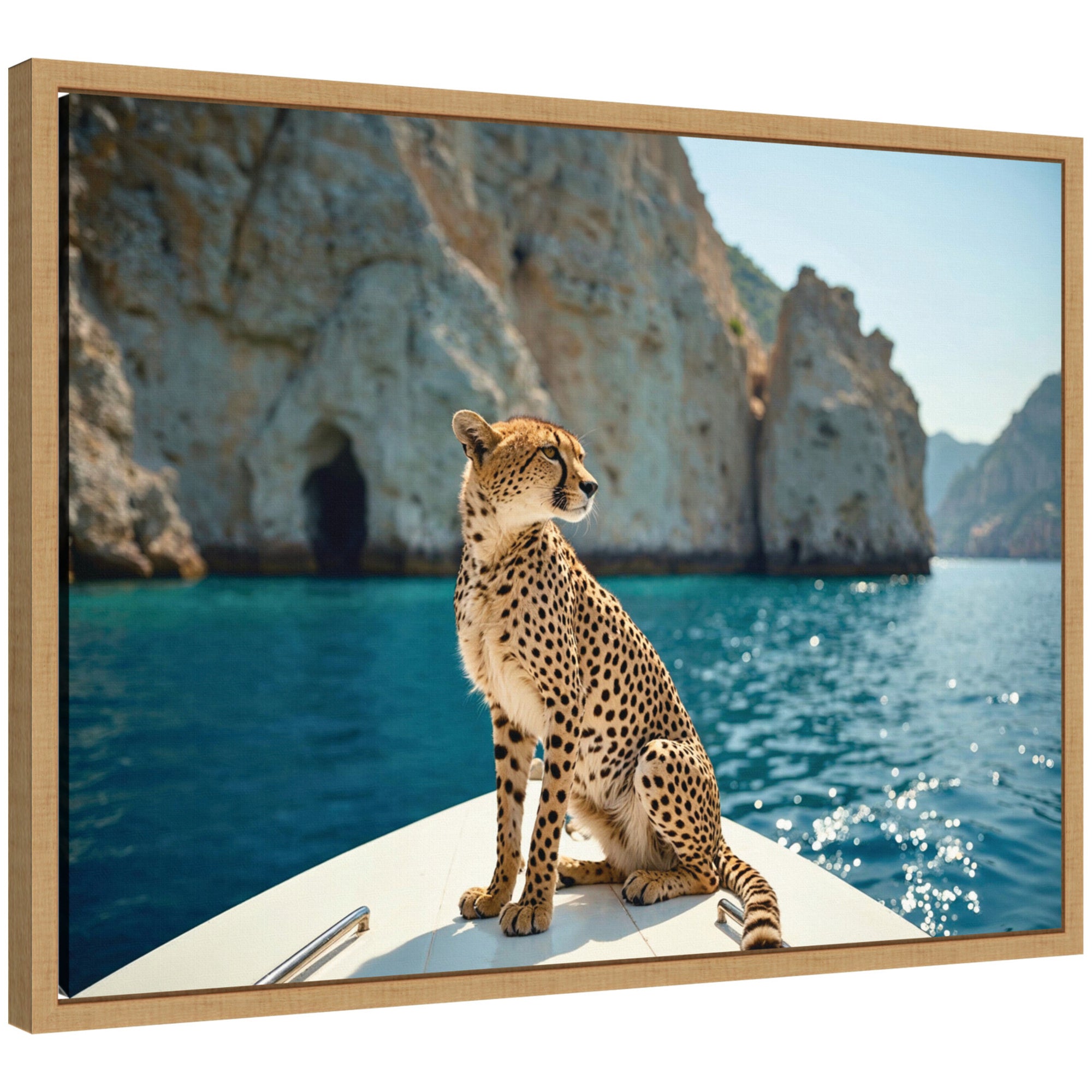 Framed Canvas Sylvie Natural 24x18 1