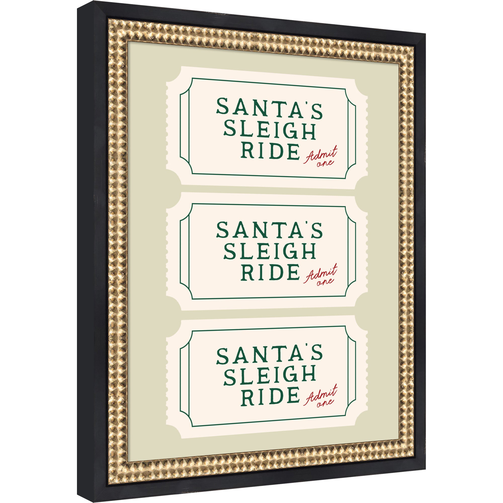 Mounted Canvas Castellan Black 13x16 1