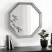 Octagon Mirror Silver 26x26 6