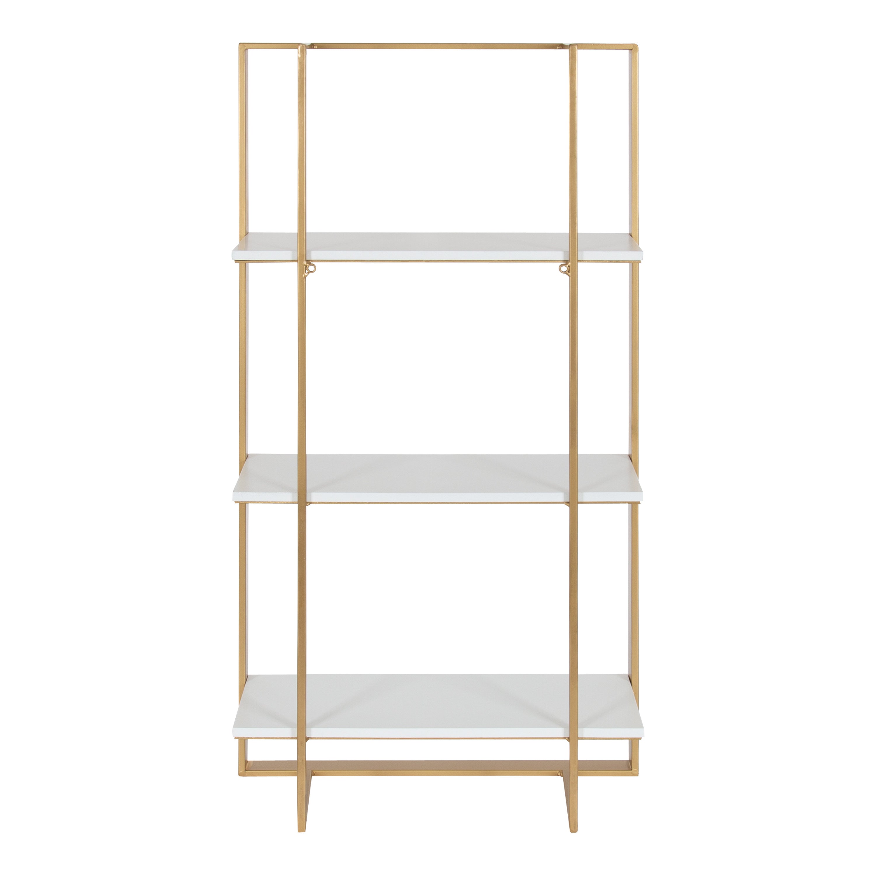 Accent Shelf 15x32 White Gold 4