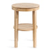 Side Table Natural 16x16x24 5