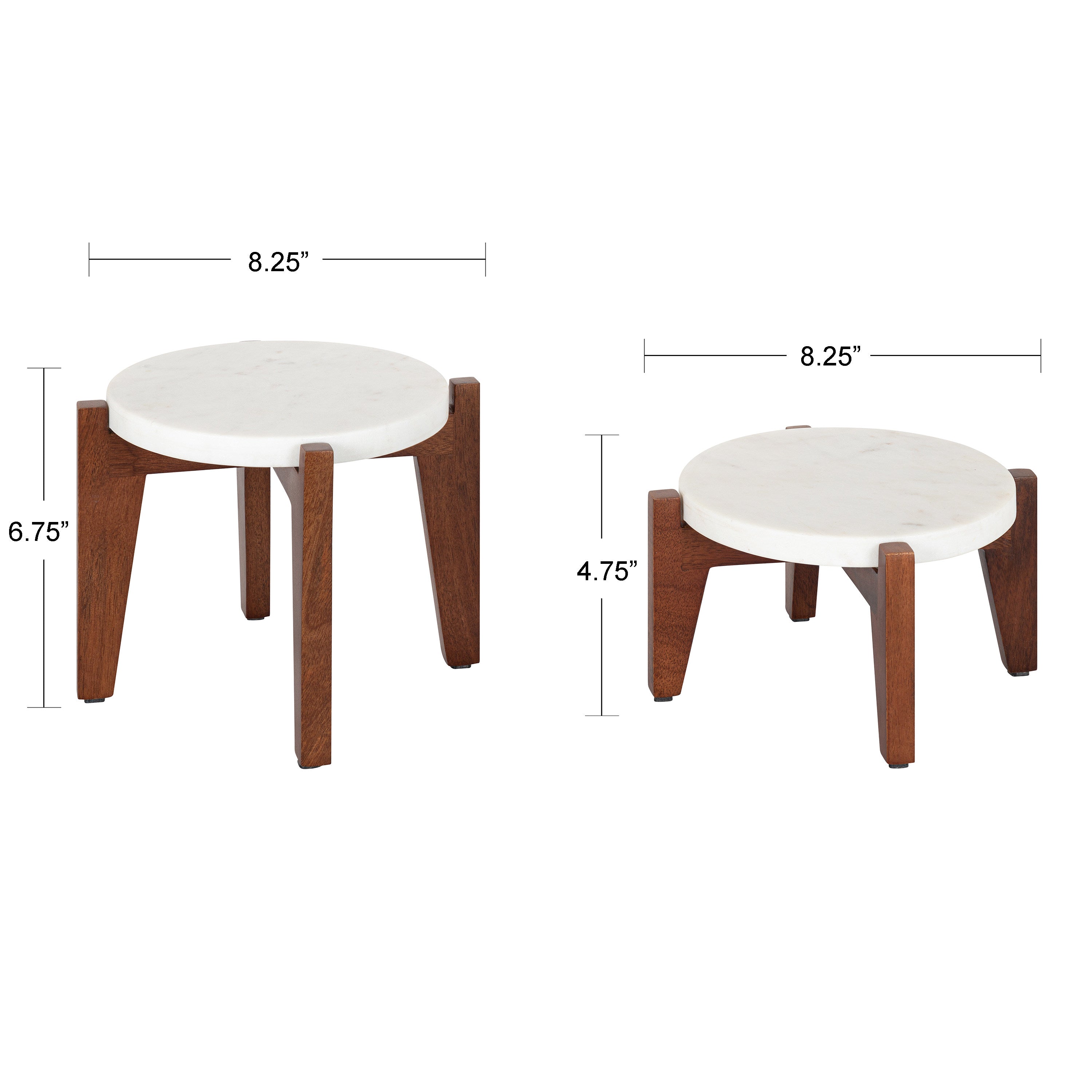 Icelyn Round Plant Stand Set