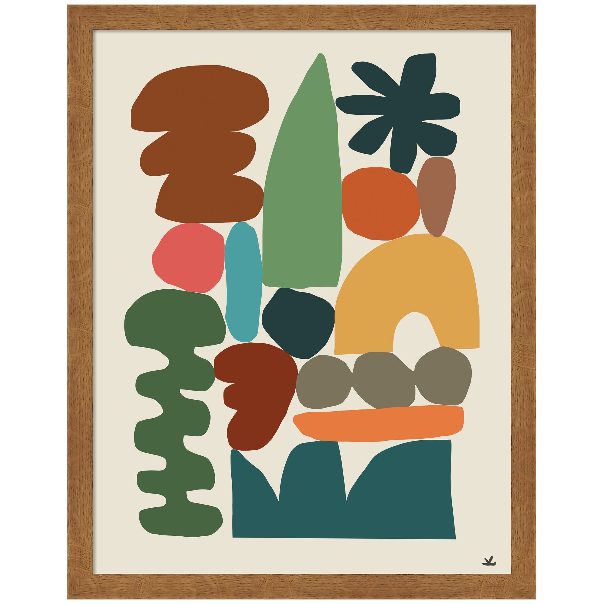 Night Chords 1 by Kelly Knaga Framed Mounted Canvas Wall Art Print