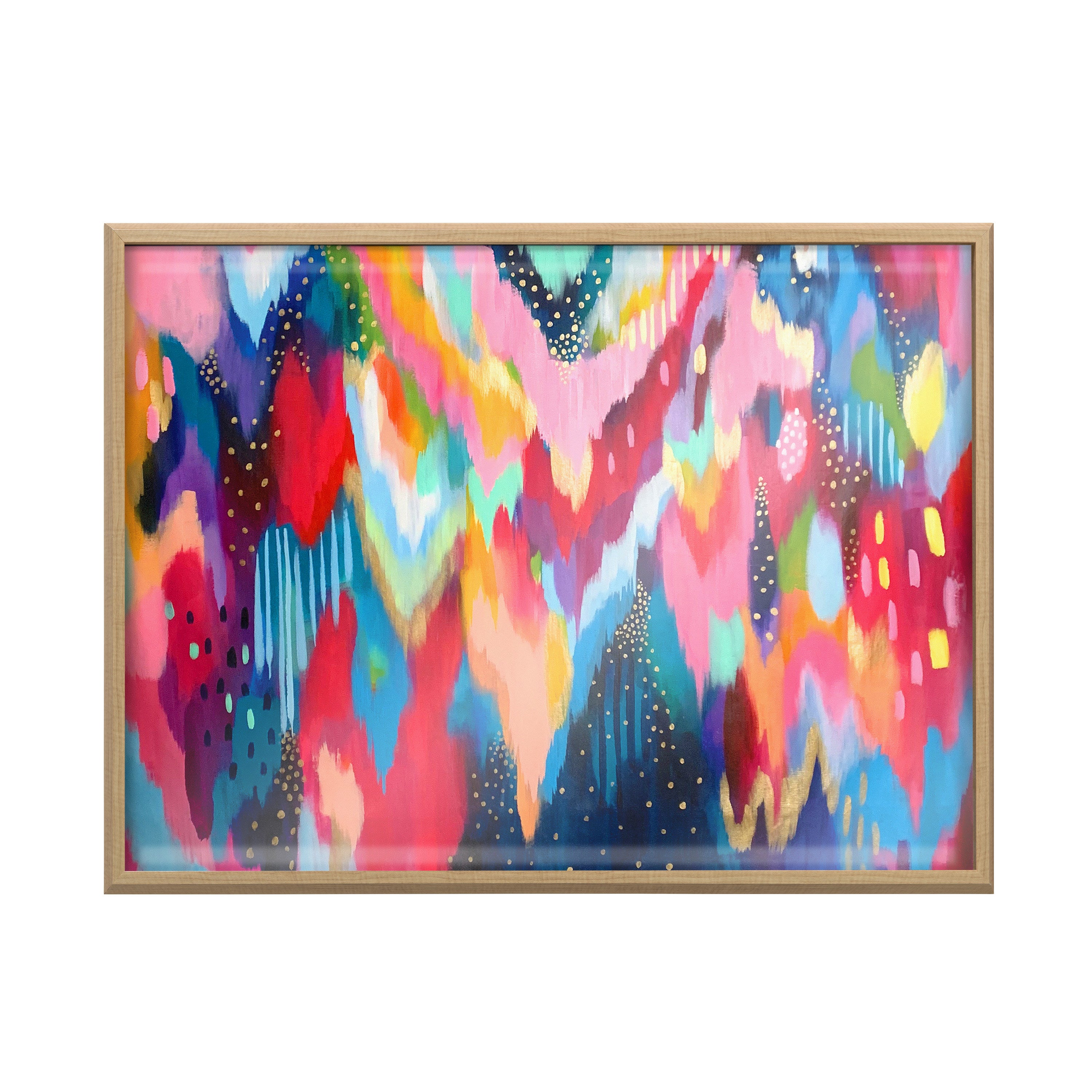 Blake Brushstroke 100 Framed Printed Art by Jessi Raulet of Ettavee