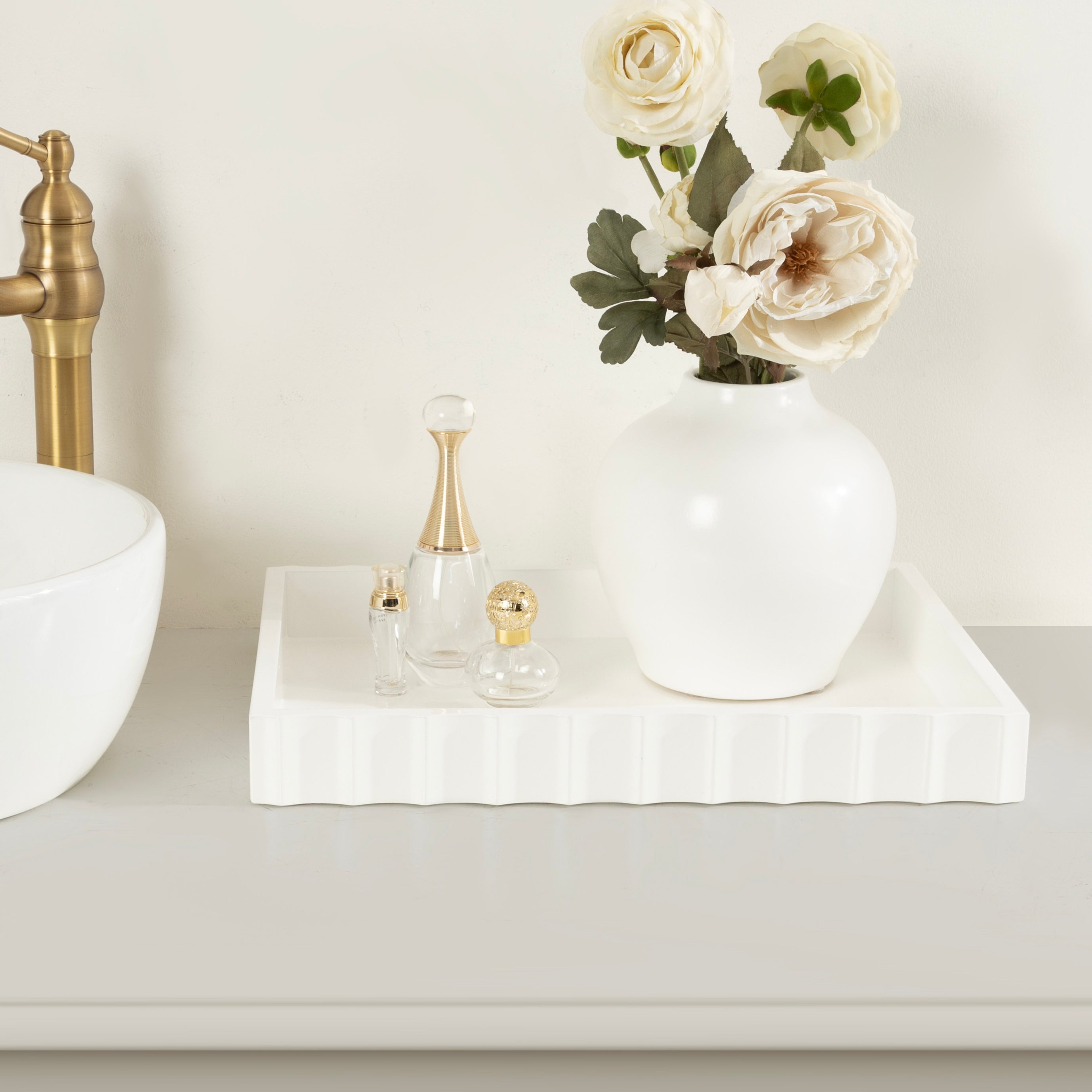 Serving Tray White 16x12 7