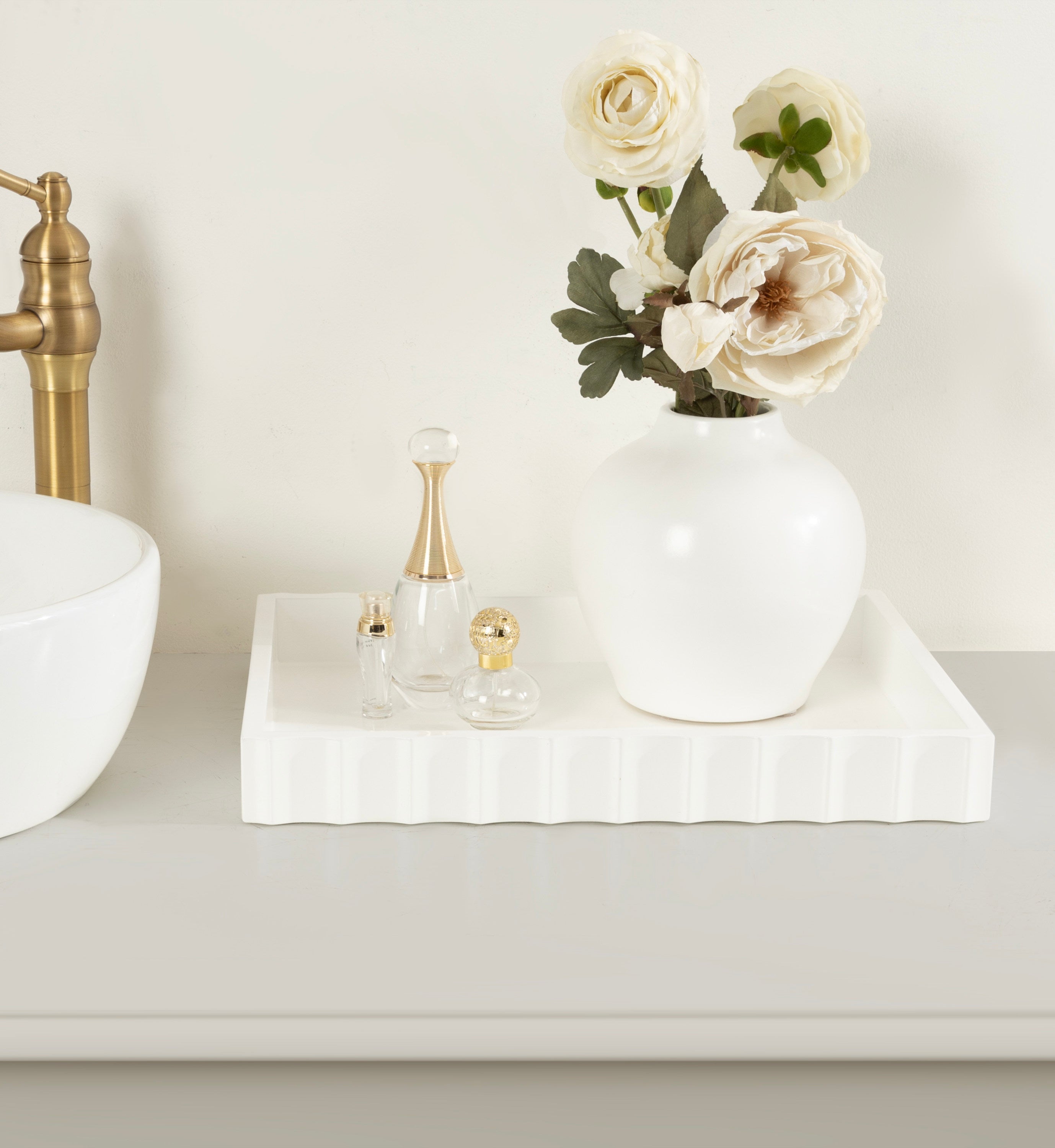 Serving Tray White 16x12 7