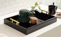 Single Tray Black Gold 17x13 6