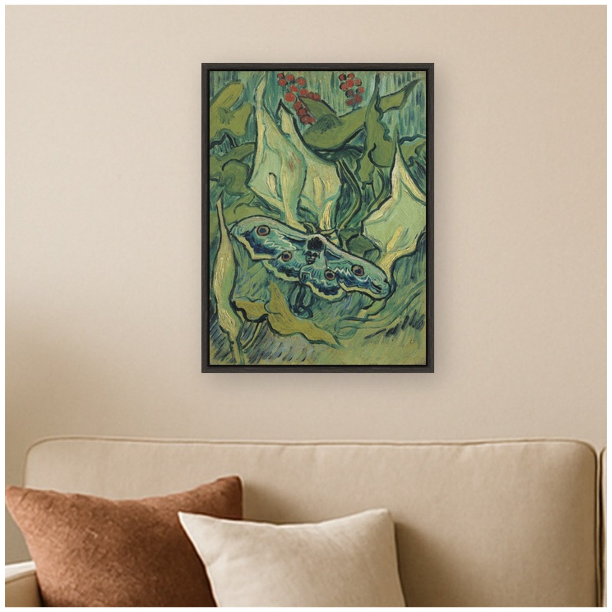 Framed Canvas 18x24 Sylvie Dark Grey 7
