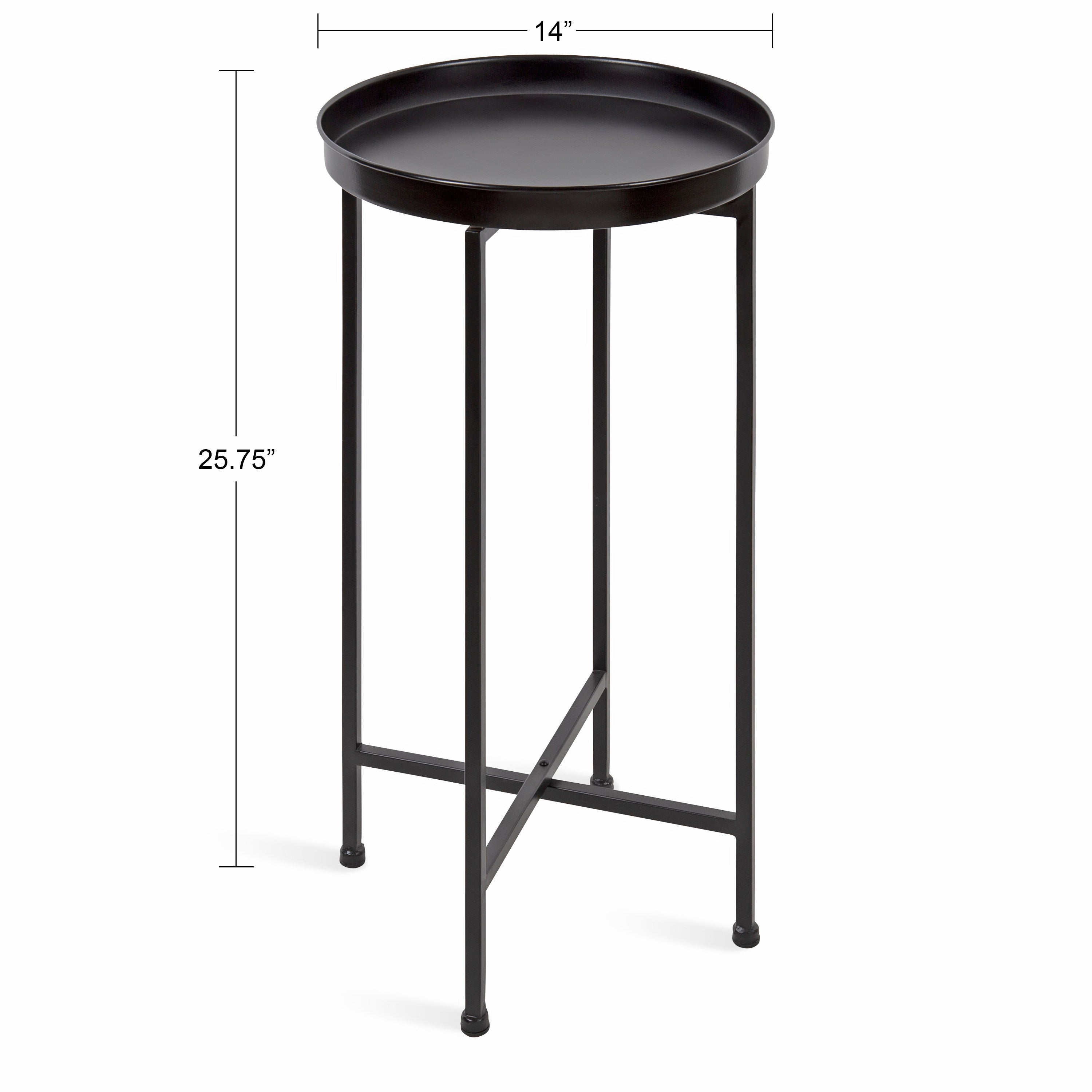 Tea Table Black 14x14x26 2