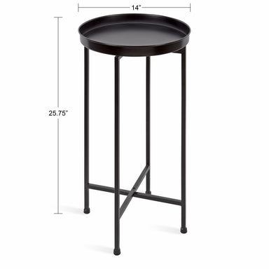 Tea Table Black 14x14x26 2