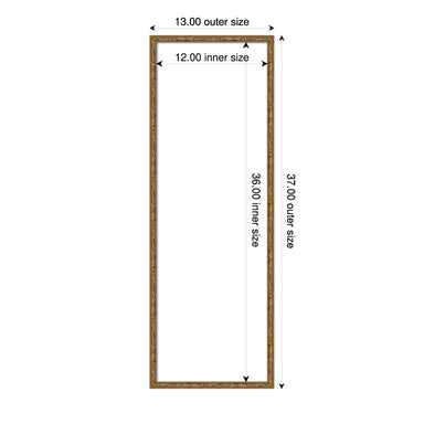 Dry Erase Board Belvedere Bronze 13x37 2