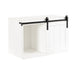 Floating Side Table White 20x12x15 6