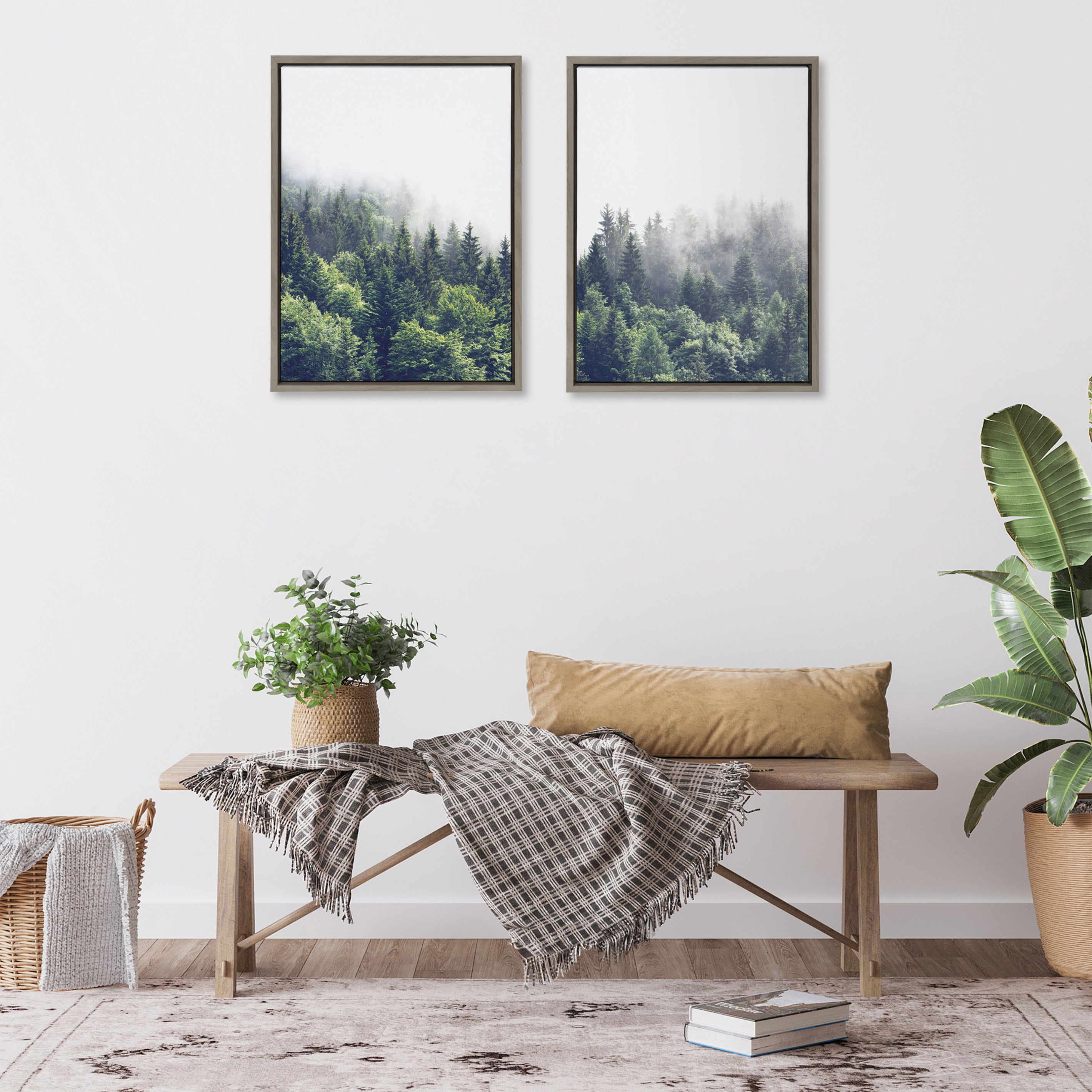 Art Set 2 Piece Set 18x24 Sylvie Graywash 5