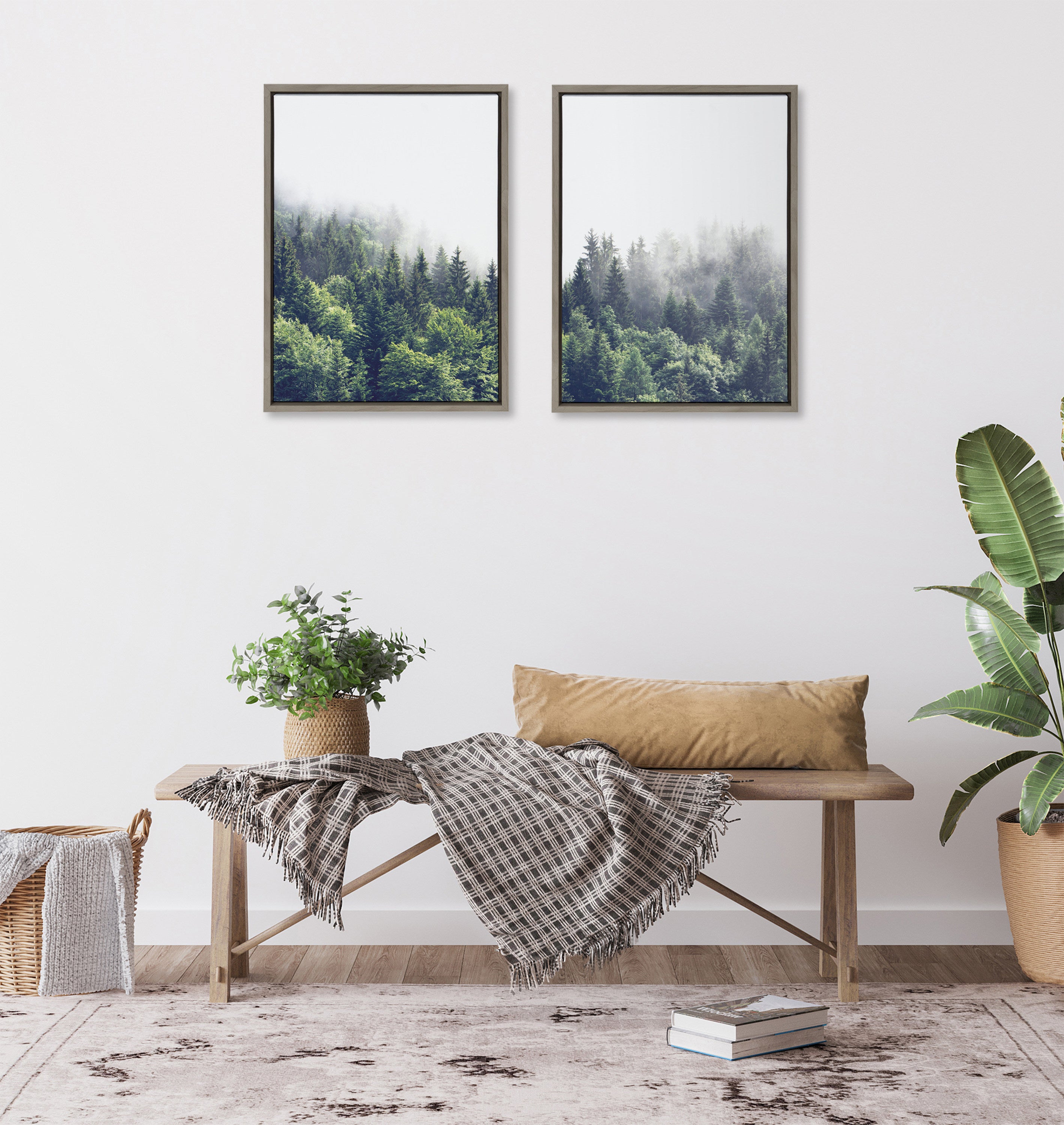 Art Set 2 Piece Set 18x24 Sylvie Graywash 5