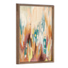 Blake Brushstroke 133 Framed Printed Glass by Jessi Raulet of Ettavee