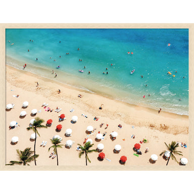 Mounted Canvas 38x29 Woodgrain Stripe Blonde 1