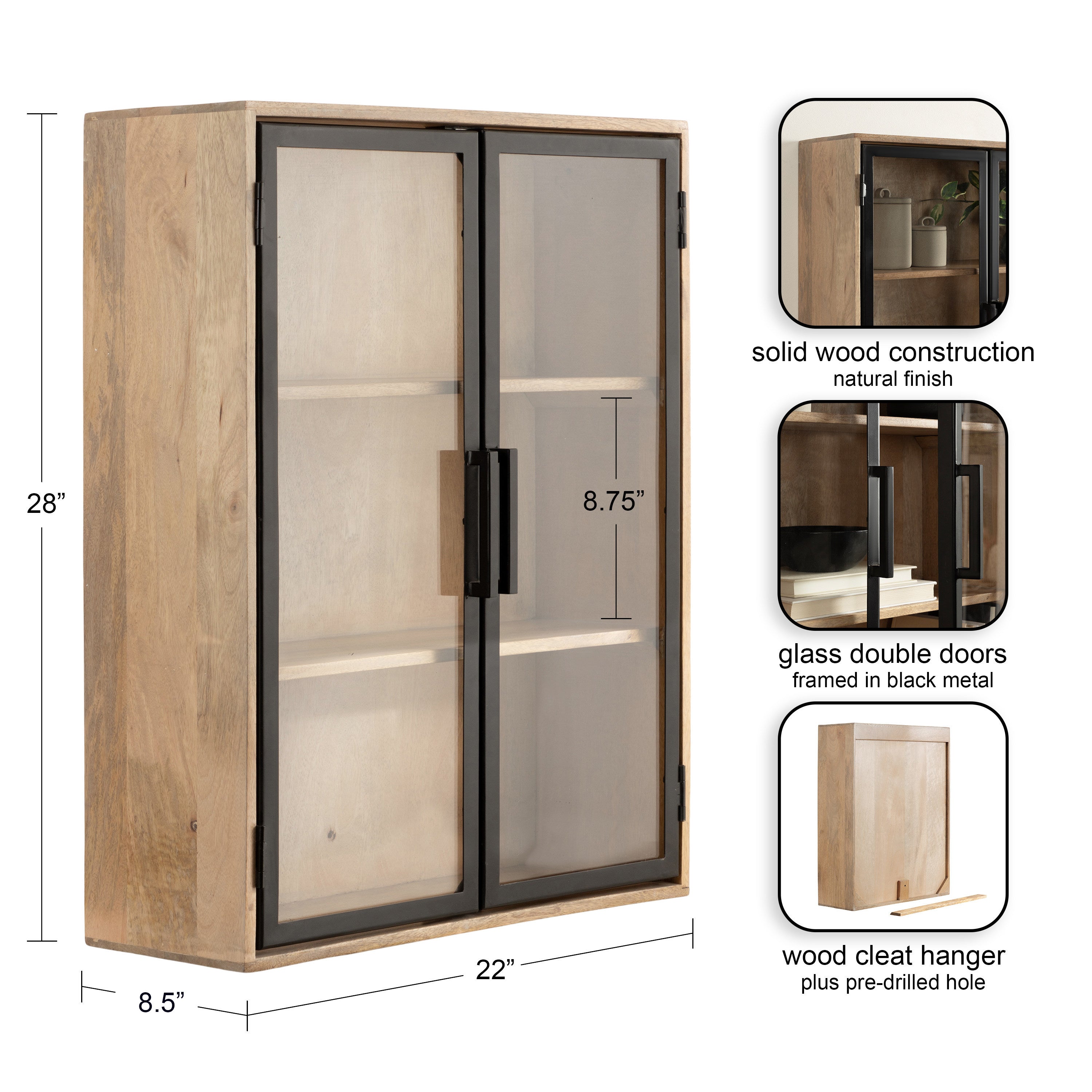 Cabinet Natural Beige 22x9x28 2