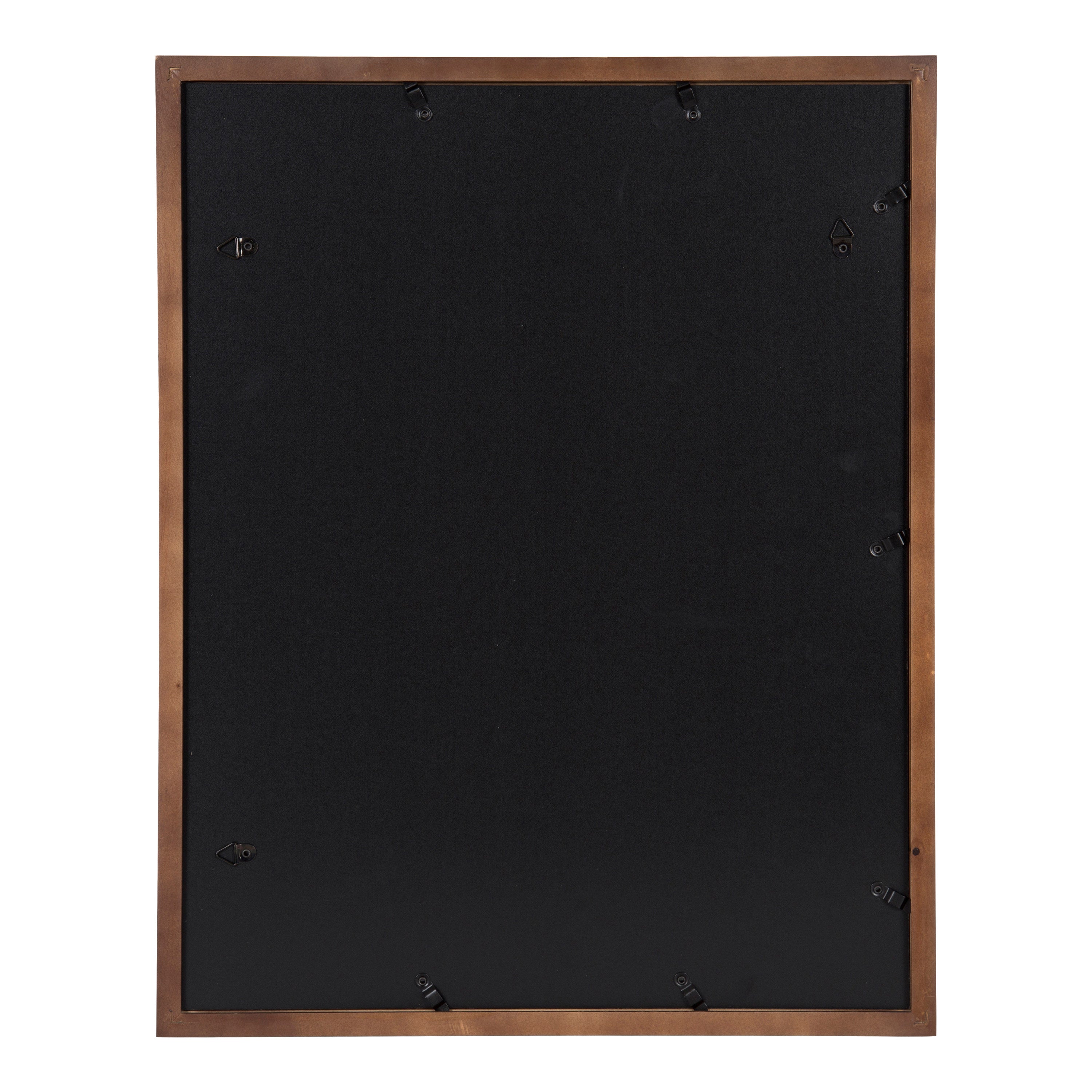 Wall Frame Walnut Brown 14x18 matted to 11x14 5