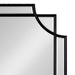 Scallop Mirror 18x24 Black 3