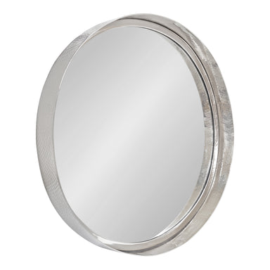 Round Mirror Silver 24" Diameter 1