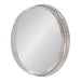 Round Mirror Silver 24" Diameter 1