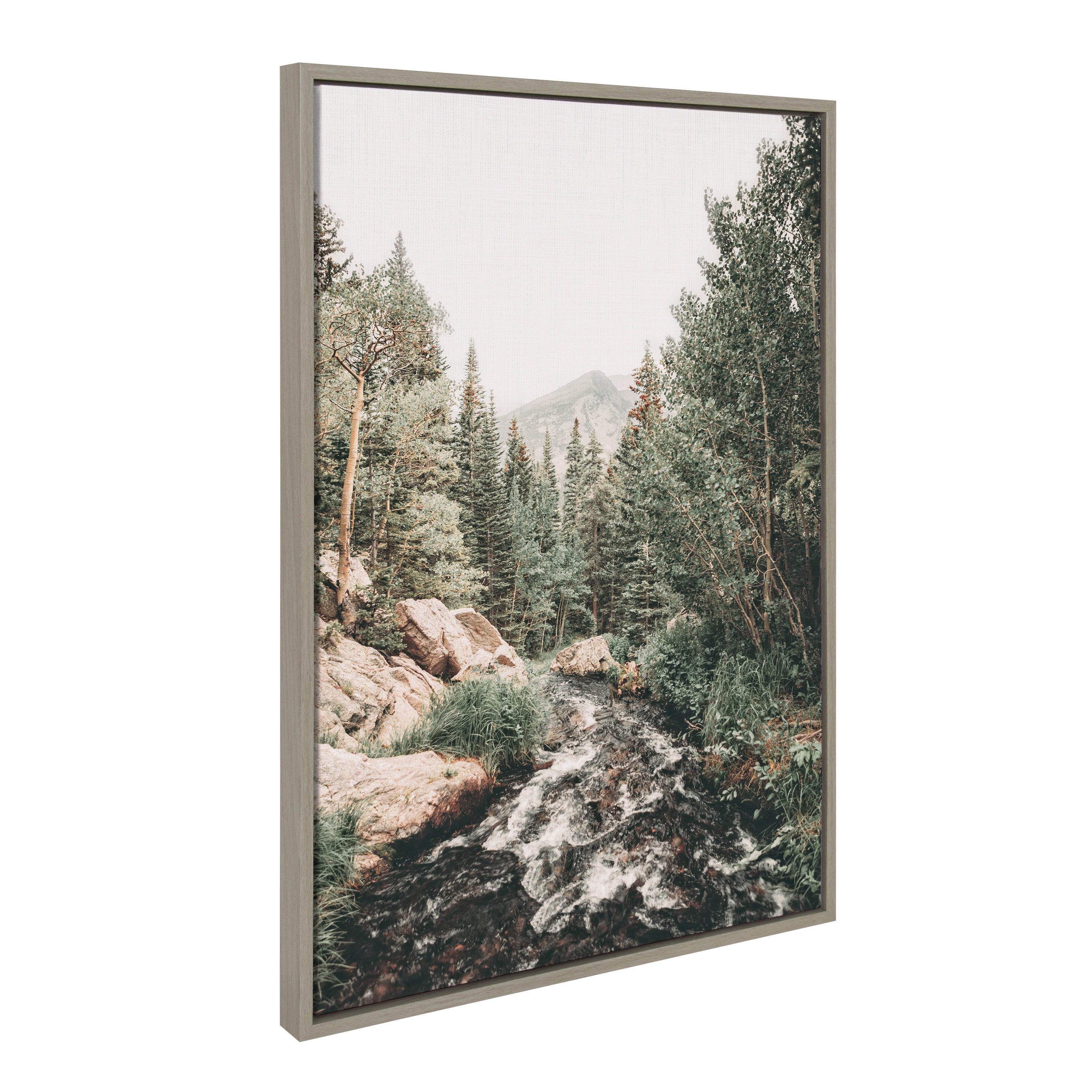 Sylvie Meet Me Here Framed Canvas by Alicia Abla