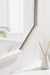 Octagon Mirror White 24x36 7