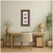 Framed Art 14x26 Brown Matted to 8x20 Castellan Black 6