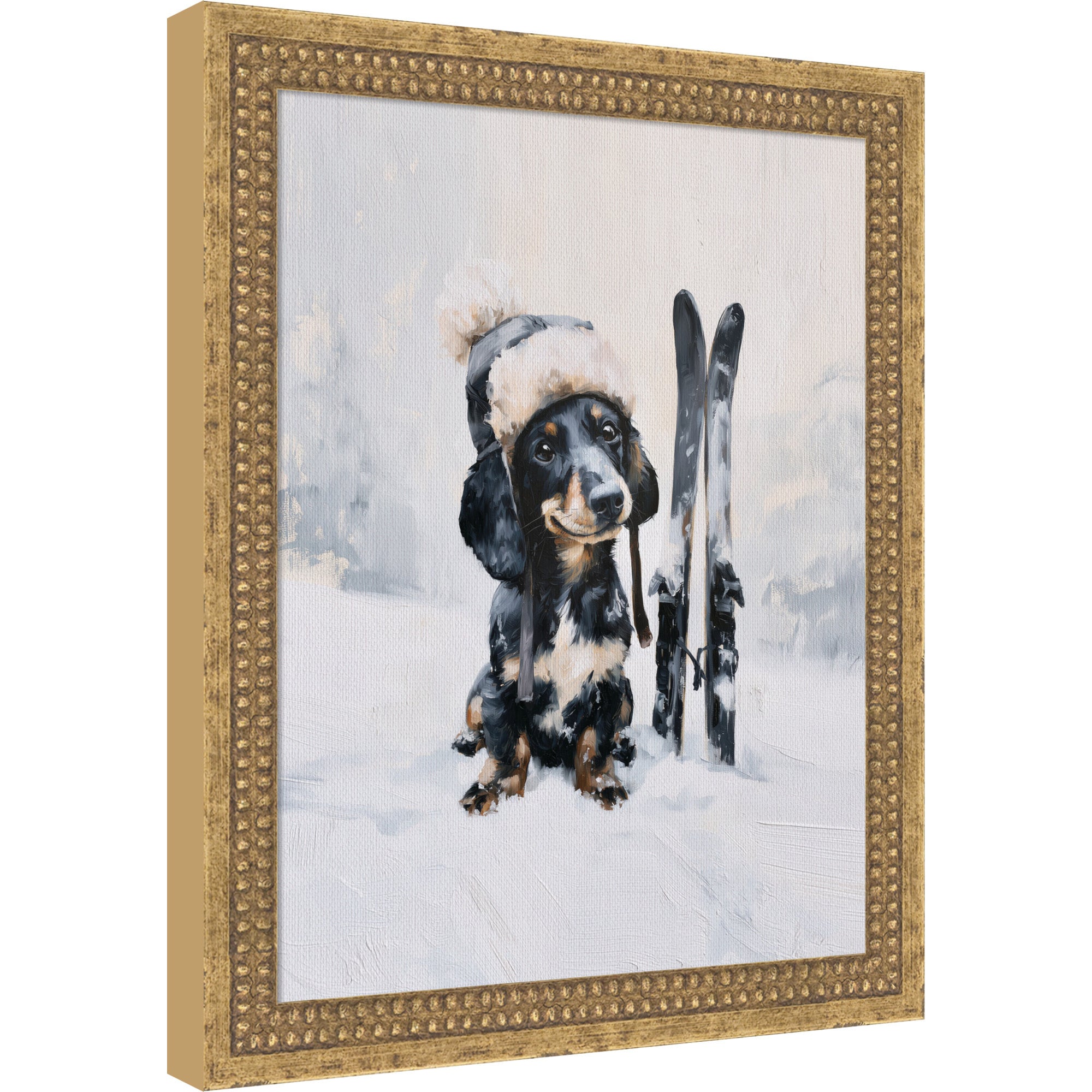 Mounted Canvas Castellan Gold 13x16 1