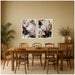 Art Set 2 Piece Set 18x24 Sylvie Beaded White 6