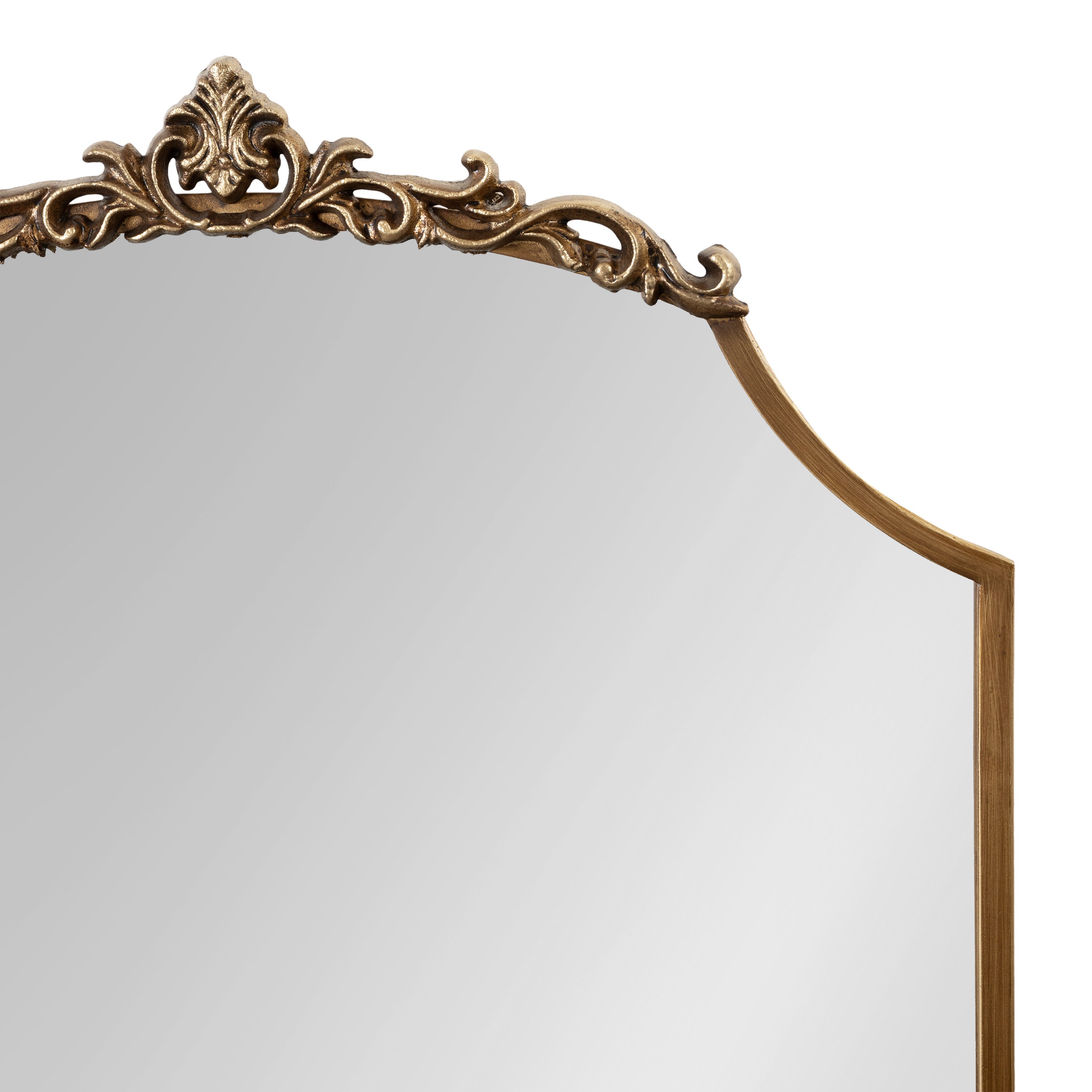Scallop Mirror 24x36 Gold 3