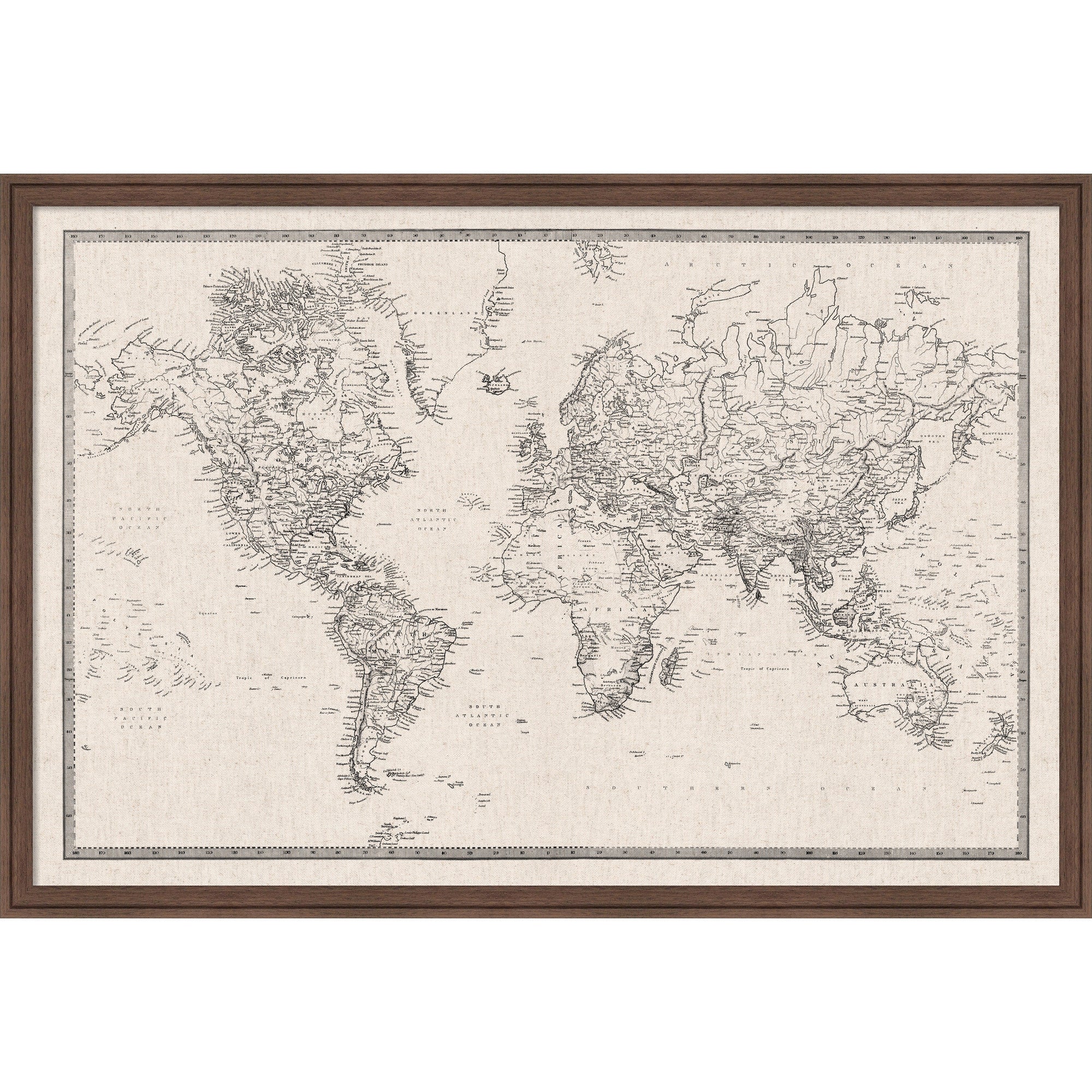 Magnetic Canvas 38x26 Florence Medium Brown 1