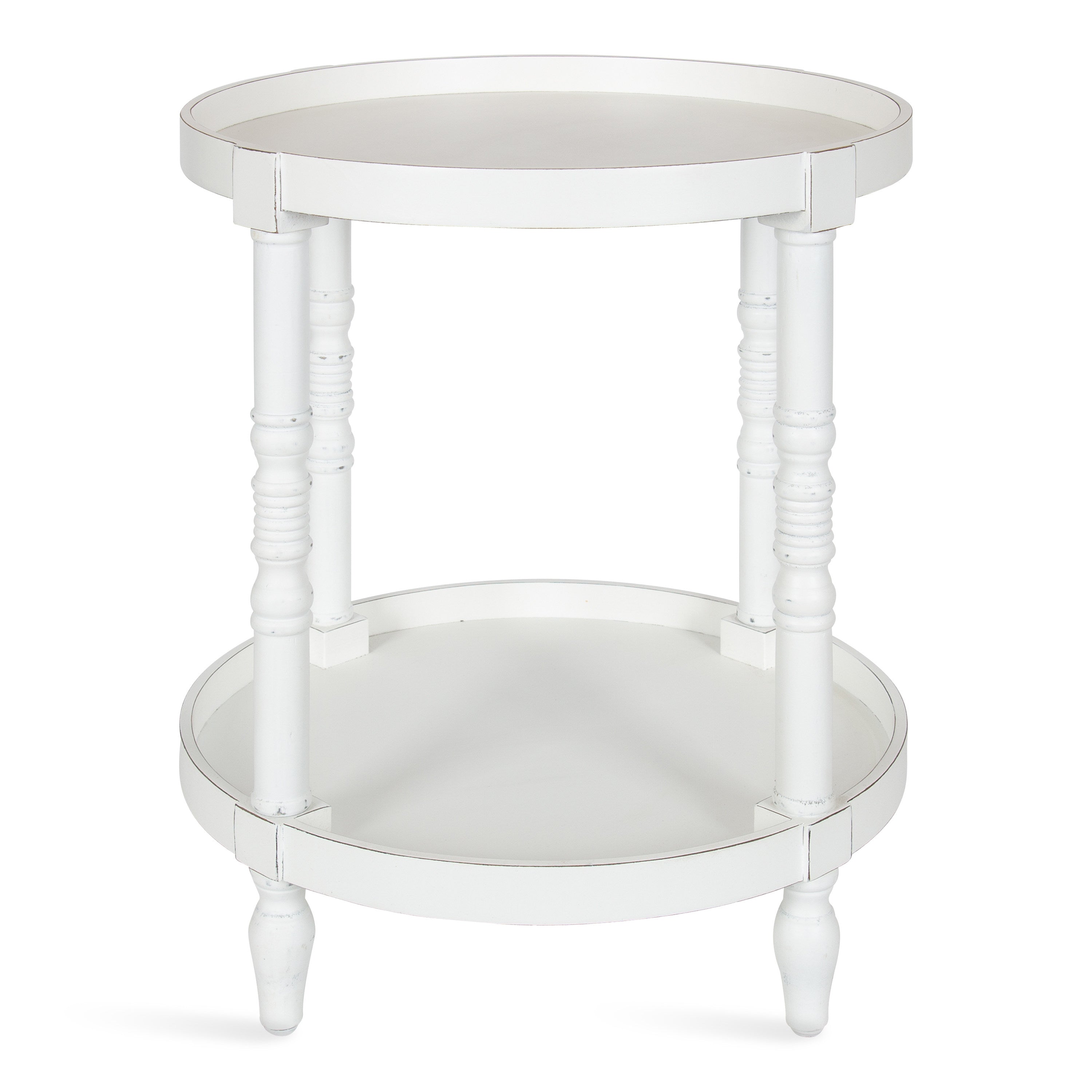 Side Table White 20x20x24 3