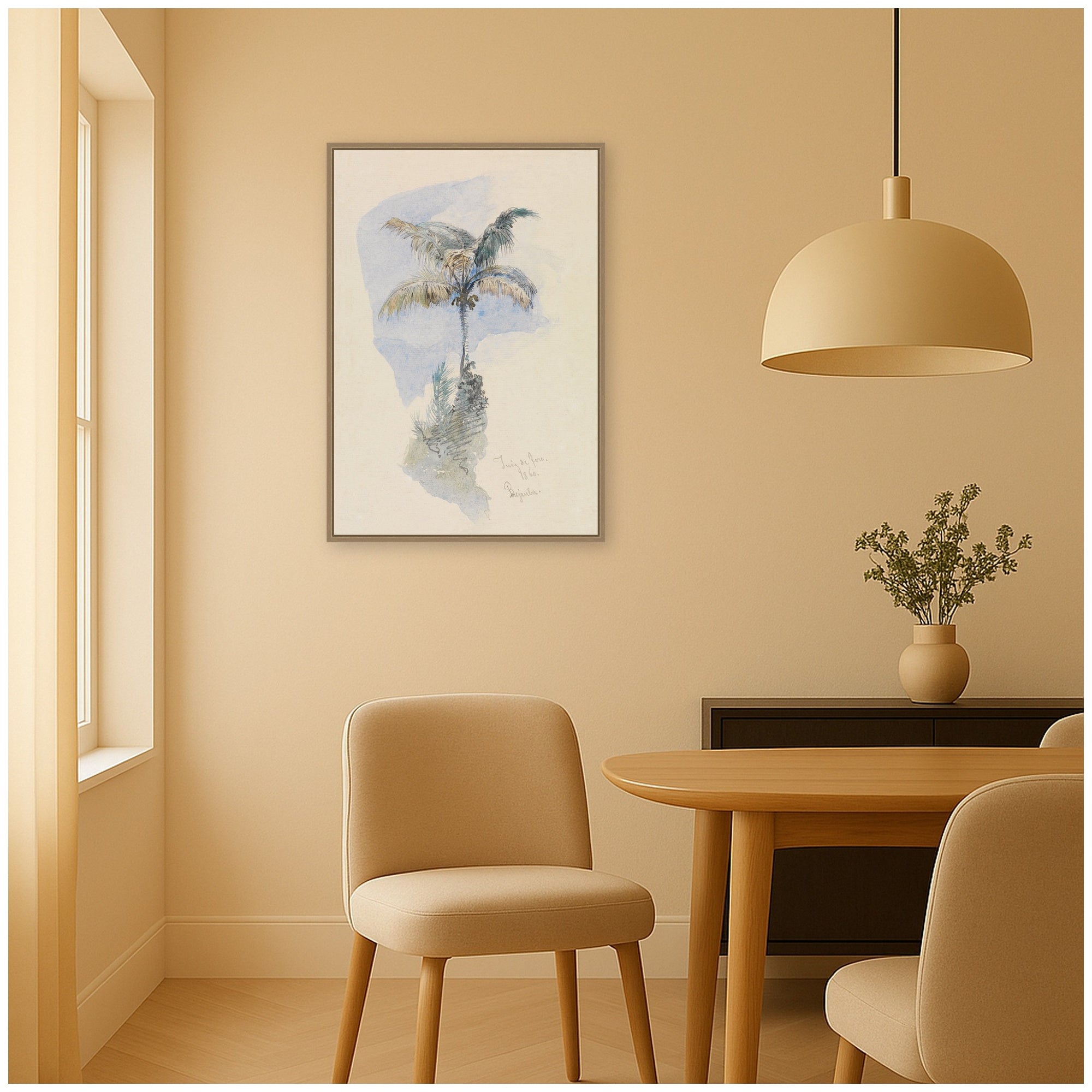 Framed Canvas 23x33 Sylvie Dark Gold 6