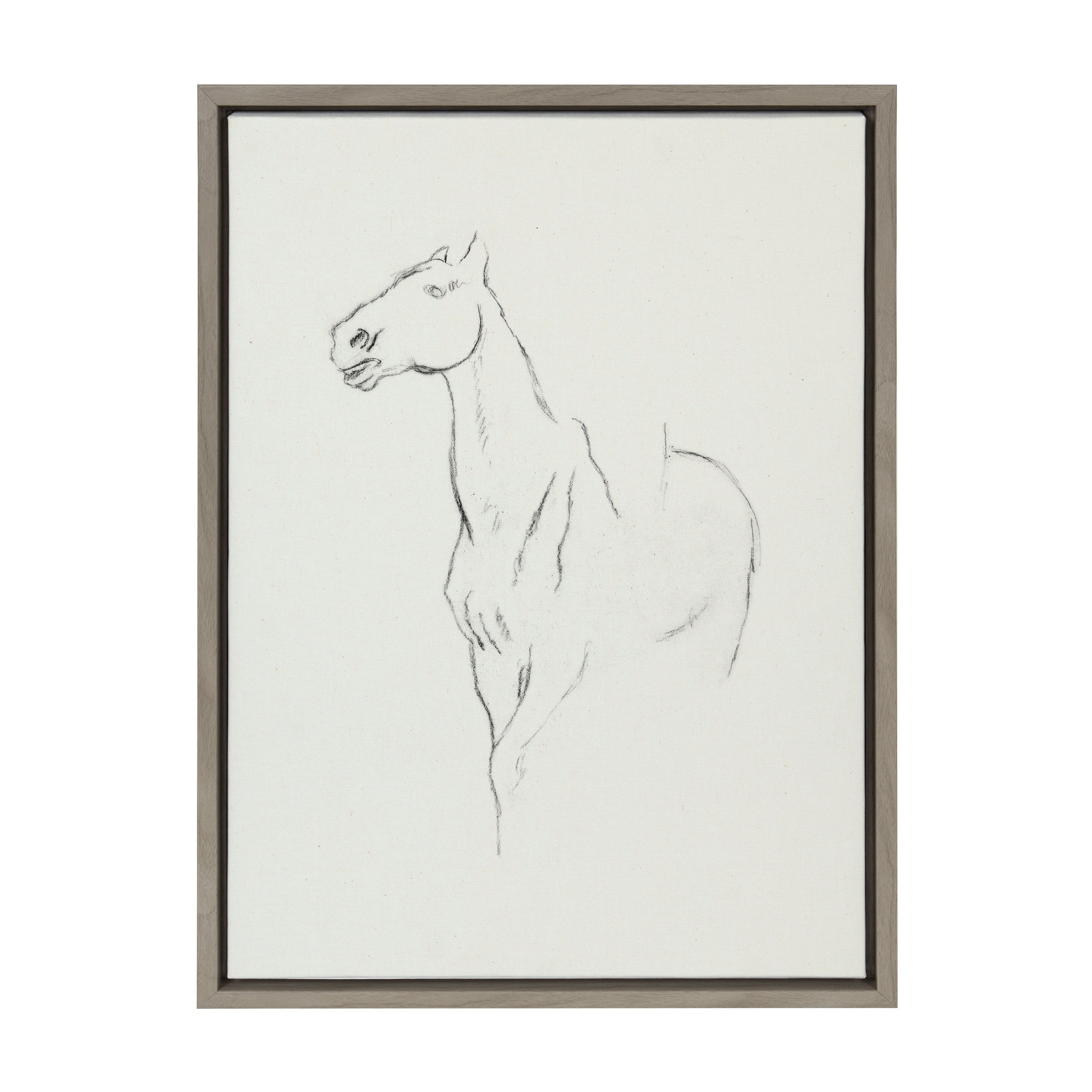 Framed Canvas 18x24 Sylvie Graywash 2