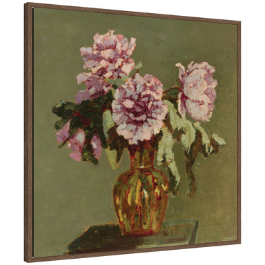 Framed Canvas 30x30 Sylvie Walnut 1