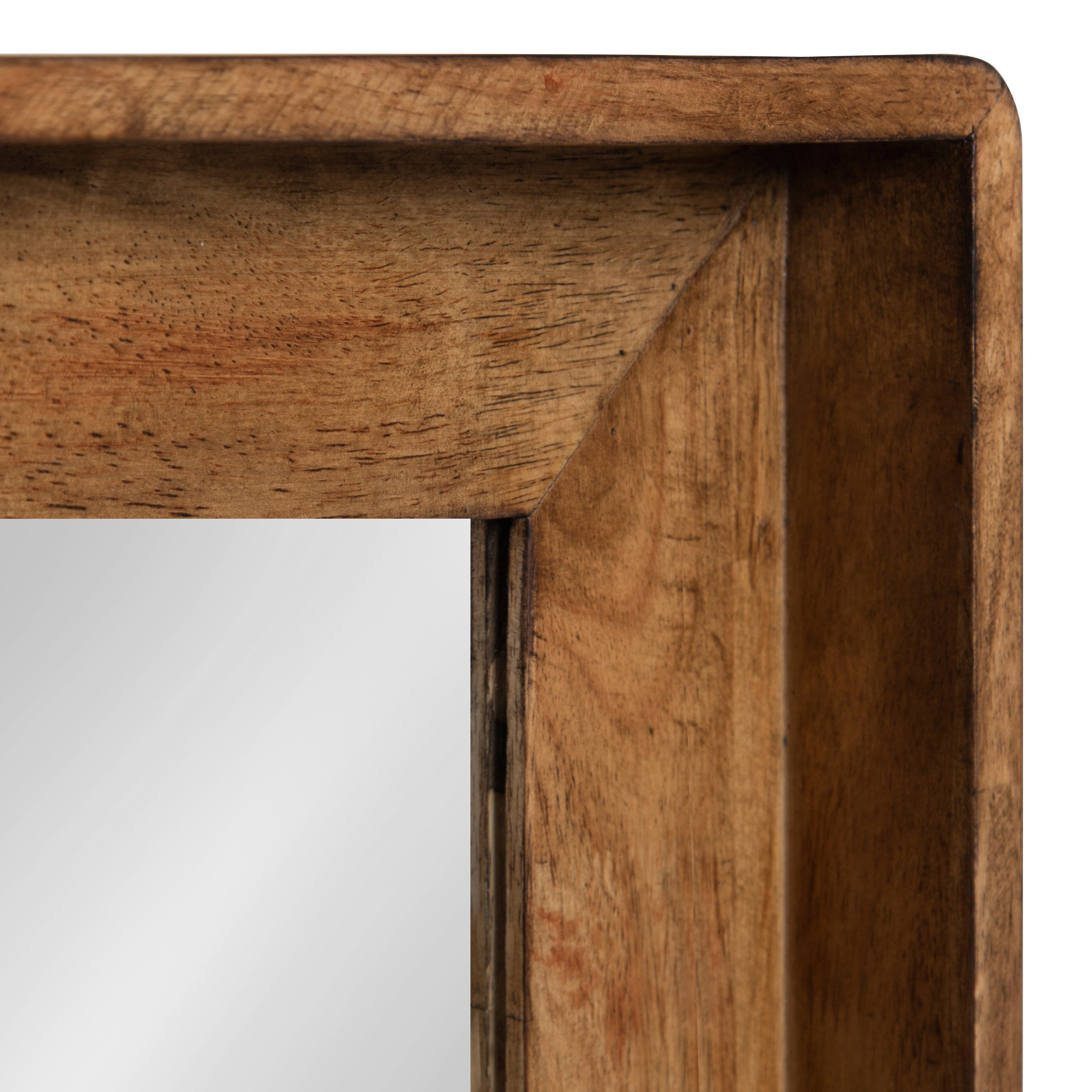Basking Wall Mirror with Shelf