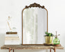 Arch Mirror 19x31 Gold 8